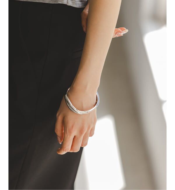NOBLE「《追加2》PETIT MOMENTS/プティモーメント Wave Cuff」|ブレスレット・バングル|