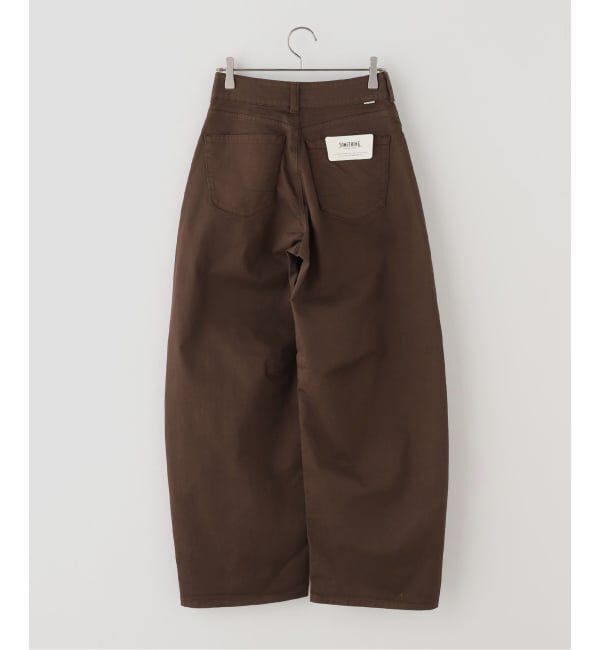 U by SPICK&SPAN「SOMETHING / サムシング HANA TUCK CURVE TAPERED」|チノ|