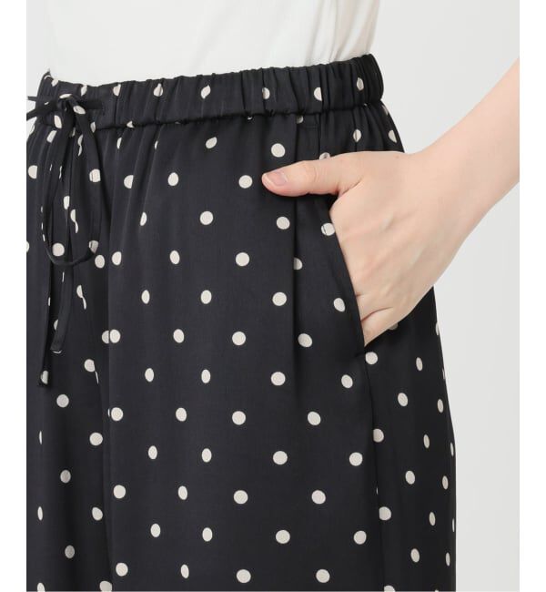 Spick and Span「《セットアップ可 / 追加》レースドッキングドットサテンパンツ」|その他|