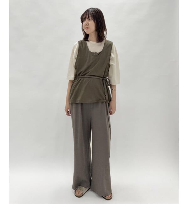FRAMeWORK「ONIT/オニット 別注 henry neck all in one」|オールインワン|