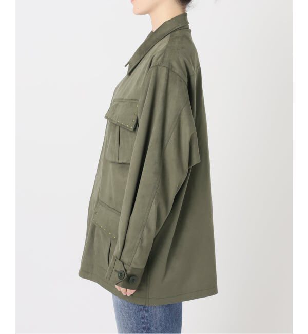 Spick and Span「ARCHIVE STANCE / アーカイブスタンス fale suede military JK」|ミリタリージャケット|
