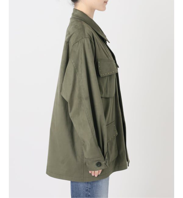 Spick and Span「ARCHIVE STANCE / アーカイブスタンス fale suede military JK」|ミリタリージャケット|