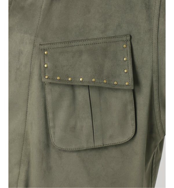 Spick and Span「ARCHIVE STANCE / アーカイブスタンス fale suede military JK」|ミリタリージャケット|