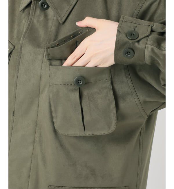 Spick and Span「ARCHIVE STANCE / アーカイブスタンス fale suede military JK」|ミリタリージャケット|