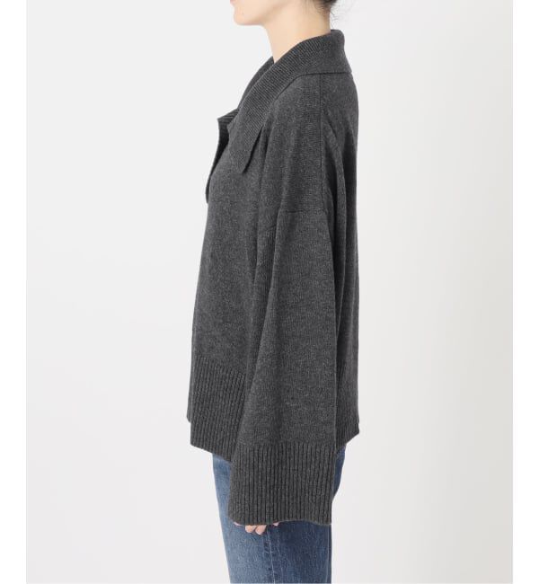 Spick and Span「ルーズウールポロシャツニット」|ニット・セーター|