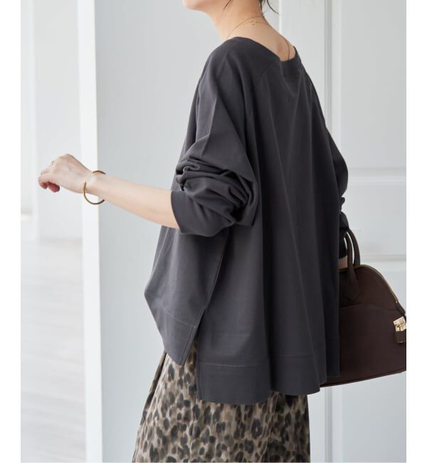 Spick and Span「ロングスリーブラグランスウェット」|Tシャツ・カットソー|