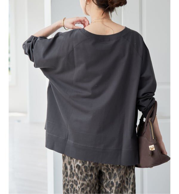 Spick and Span「ロングスリーブラグランスウェット」|Tシャツ・カットソー|