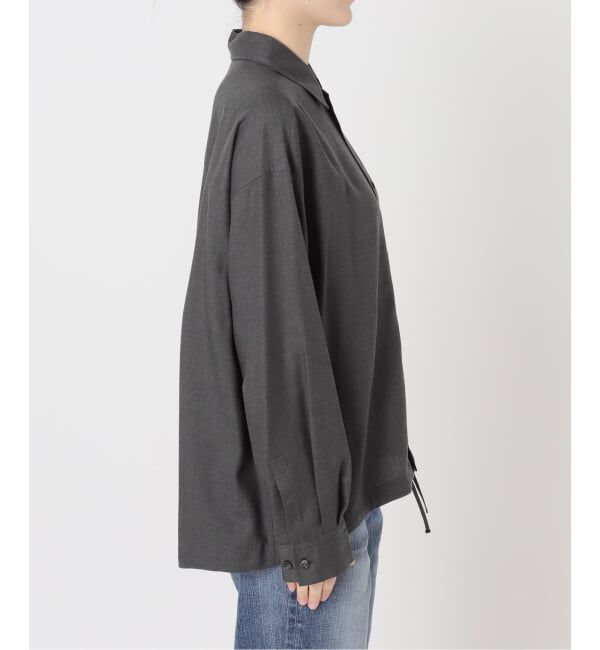 Spick and Span「CU/PEヘムギャザーシャツ」|シャツ・ブラウス|