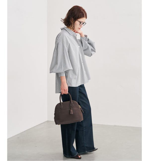 Spick and Span「CO/PEギャザースリーブシャツ」|シャツ・ブラウス|