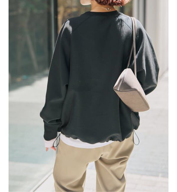 Spick and Span「《新色 / 追加》ダンボールヘムギャザープルオーバー」|Tシャツ・カットソー|