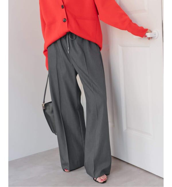 Spick and Span「《34サイズ登場 / 追加》P/Wイージースラックスパンツ」|スラックス|