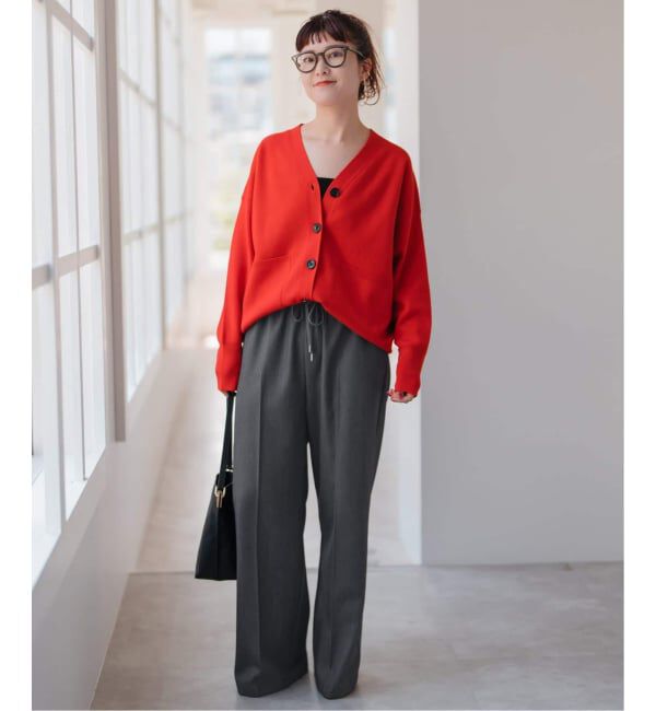 Spick and Span「《34サイズ登場 / 追加》P/Wイージースラックスパンツ」|スラックス|