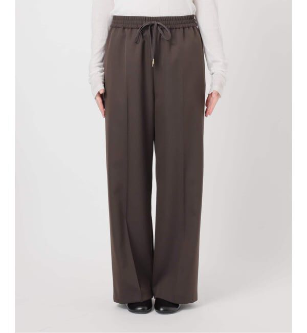 Spick and Span「《34サイズ登場 / 追加》P/Wイージースラックスパンツ」|スラックス|