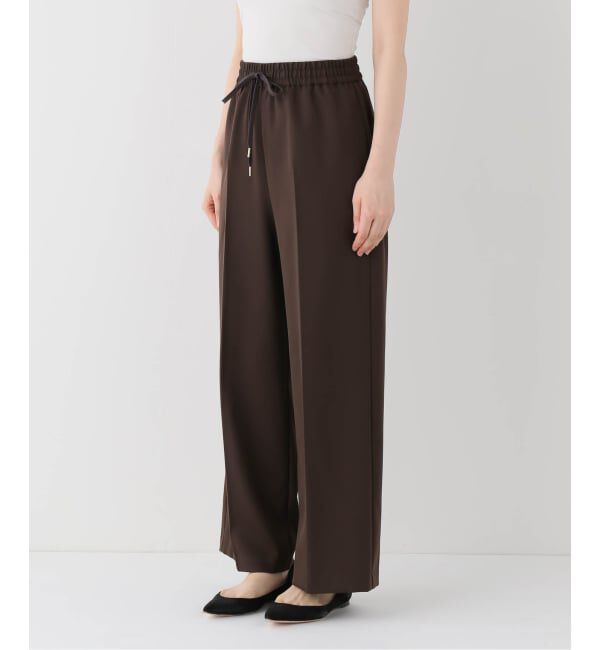 Spick and Span「《34サイズ登場 / 追加》P/Wイージースラックスパンツ」|スラックス|