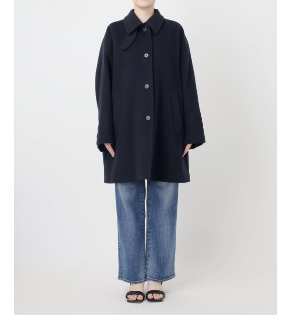 Spick and Span「《予約》160Sビーバーハーフコート」|ステンカラーコート|