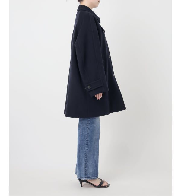 Spick and Span「《予約》160Sビーバーハーフコート」|ステンカラーコート|