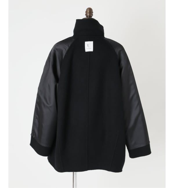 U by SPICK&SPAN「《予約》パイルメルトンジップコート」|ステンカラーコート|