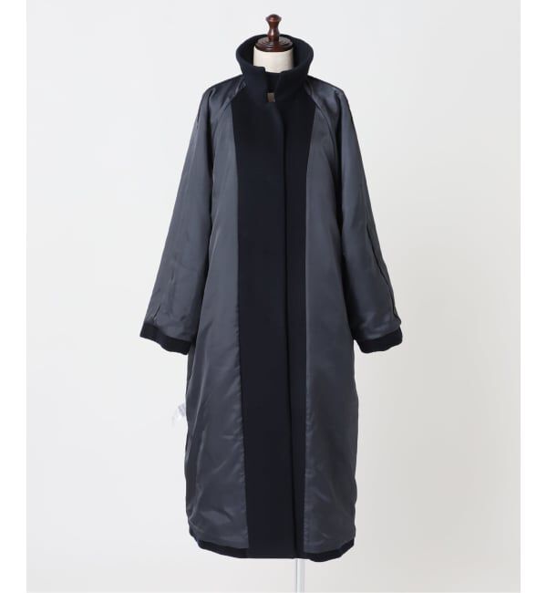 U by SPICK&SPAN「《予約》マオカラーロングコート」|ステンカラーコート|