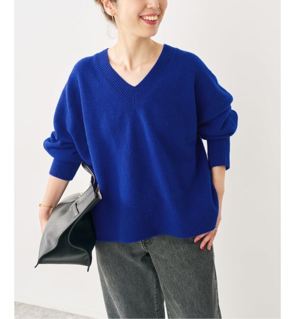 Spick and Span「《予約》クーマラムVネックプルオーバー」|ニット・セーター|