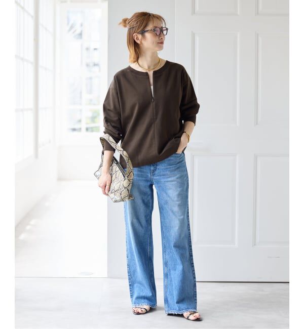 Spick and Span「スキッパーネックタックプルオーバー」|Tシャツ・カットソー|