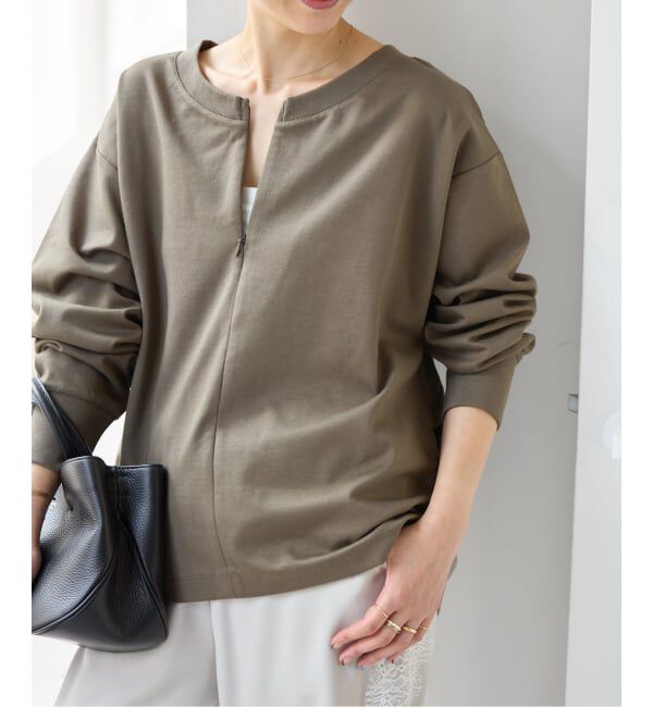 Spick and Span「スキッパーネックタックプルオーバー」|Tシャツ・カットソー|