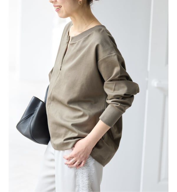 Spick and Span「スキッパーネックタックプルオーバー」|Tシャツ・カットソー|