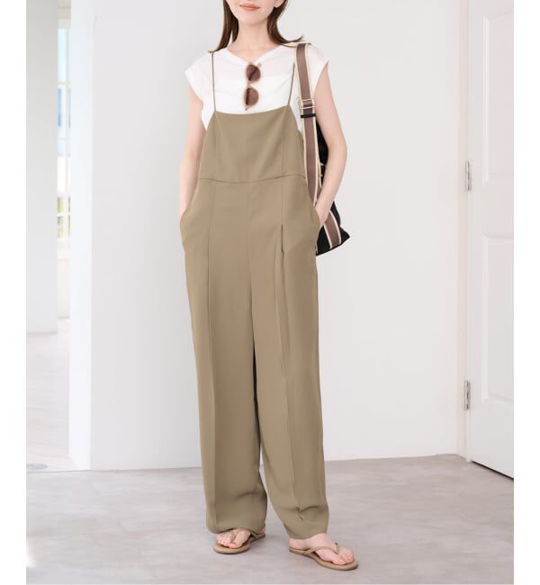 U by SPICK&SPAN「《WEB限定 / 追加2 / 2枚セット》WPL トラウザーサロペット」|オールインワン|