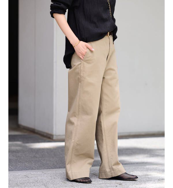 FRAMeWORK「≪一部カラーWEB限定 / 追加≫OVER SIZED CHINO パンツ」|チノ|