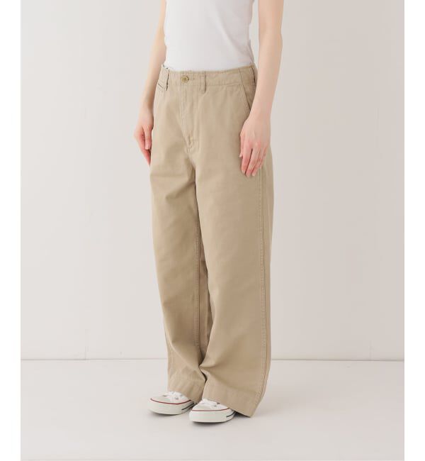 FRAMeWORK「≪一部カラーWEB限定 / 追加≫OVER SIZED CHINO パンツ」|チノ|