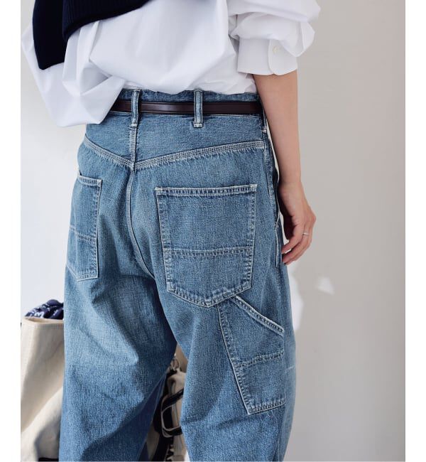 FRAMeWORK「OUT OF FRAMe DENIM Painter パンツ (ブルー)」|デニム|