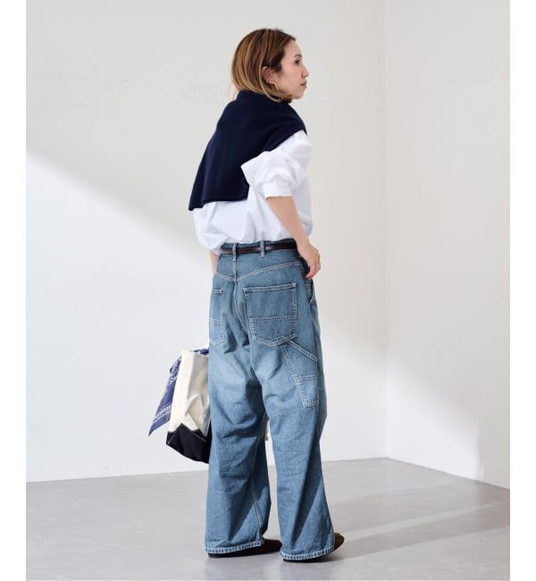 FRAMeWORK「OUT OF FRAMe DENIM Painter パンツ (ブルー)」|デニム|
