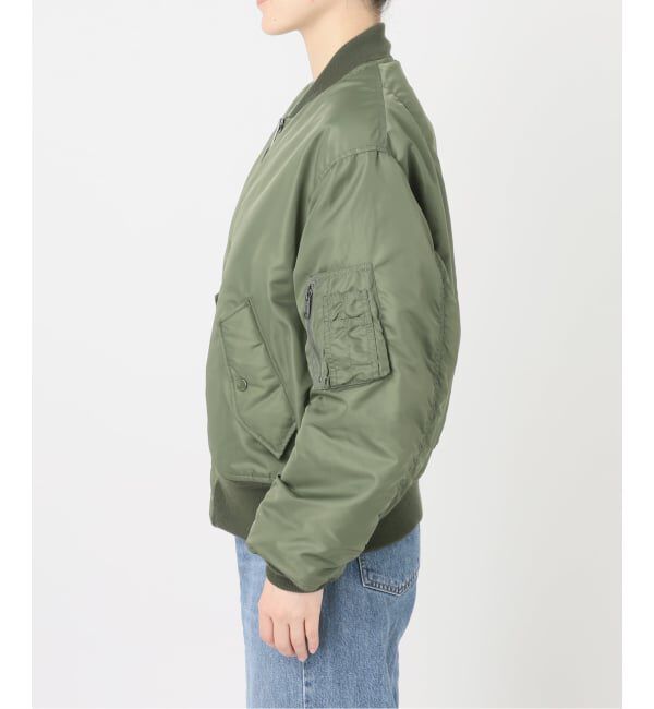 FRAMeWORK「≪予約≫TOP KHAKI/トップカーキ MA-1ナイロンジャケット」|ブルゾン・スタジャン|