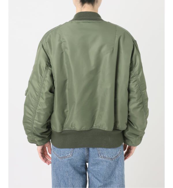 FRAMeWORK「≪予約≫TOP KHAKI/トップカーキ MA-1ナイロンジャケット」|ブルゾン・スタジャン|