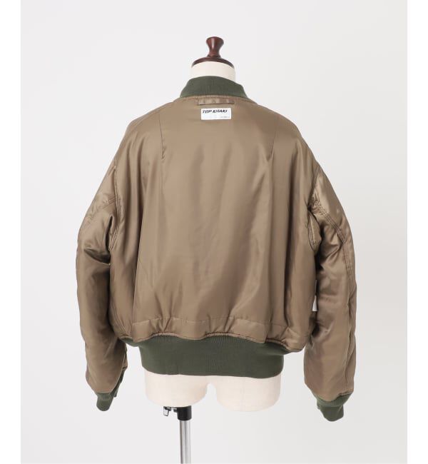 FRAMeWORK「≪予約≫TOP KHAKI/トップカーキ MA-1ナイロンジャケット」|ブルゾン・スタジャン|