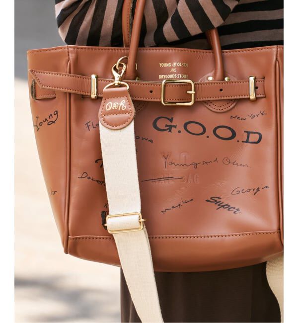 FRAMeWORK「≪追加予約≫YOUNG&OLSEN 別注KIBITZ MAIL BAG 2」|ショルダー・メッセンジャー|ブラウン