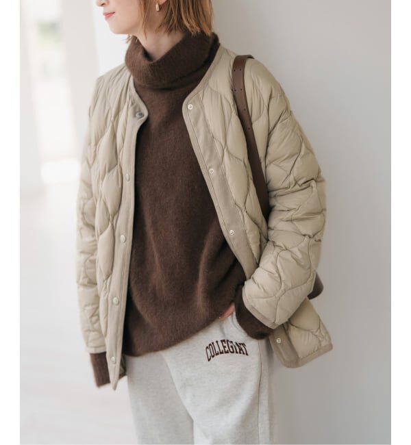 Spick and Span「《別注 / 追加》TAION / タイオン *Spick キルティングブルゾン」|その他|ベージュ