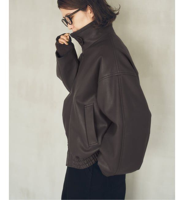 Spick and Span「《40周年》S.SHIORI*S 中綿フェイクレザーブルゾン」|その他|