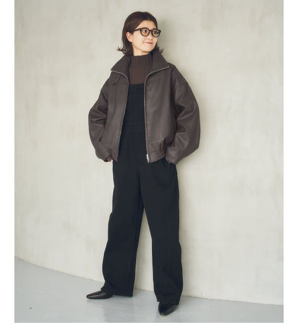 Spick and Span「《40周年》S.SHIORI*S 中綿フェイクレザーブルゾン」|その他|