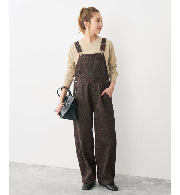 Spick and Span「《40周年》S.SHIORI*S バレルレッグサロペット」|オールインワン|