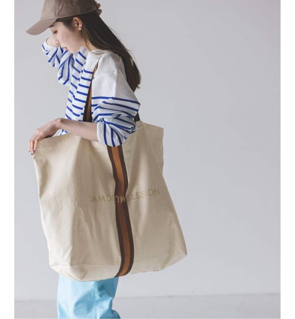 NOBLE「《岡山＋WEB限定》N.Jam/エヌジャムトートLarge」|トートバッグ|ナチュラル