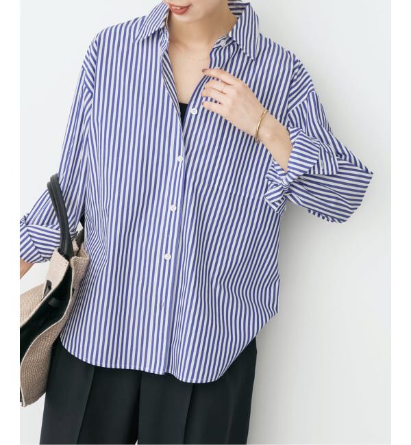 Spick and Span「《追加4》50コットンコンパクトシャツ」|シャツ・ブラウス|