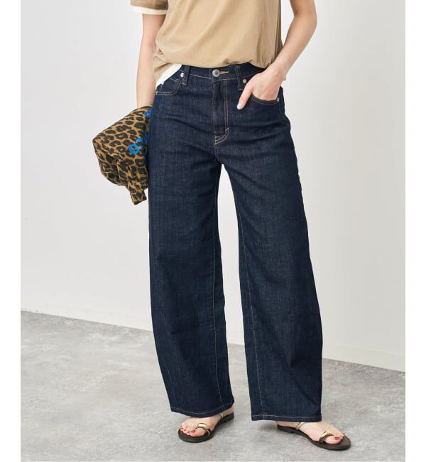 Spick and Span「《追加3》SOMETHING for SS 別注 HANA CURVE TAPERD」|デニム|