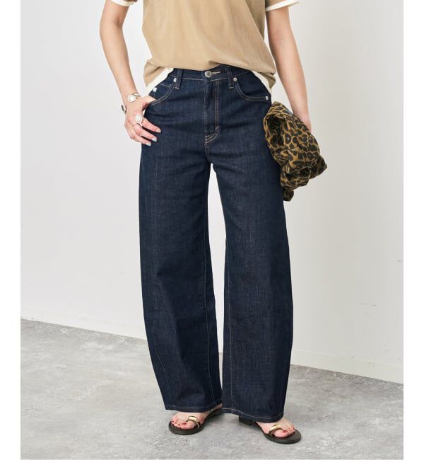 Spick and Span「《追加3》SOMETHING for SS 別注 HANA CURVE TAPERD」|デニム|