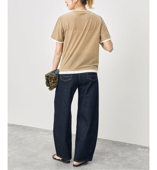 Spick and Span「《追加3》SOMETHING for SS 別注 HANA CURVE TAPERD」|デニム|