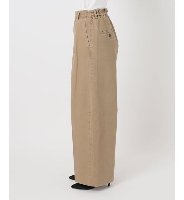 Spick and Span「《予約》2タックチノルーズパンツ」|チノ|