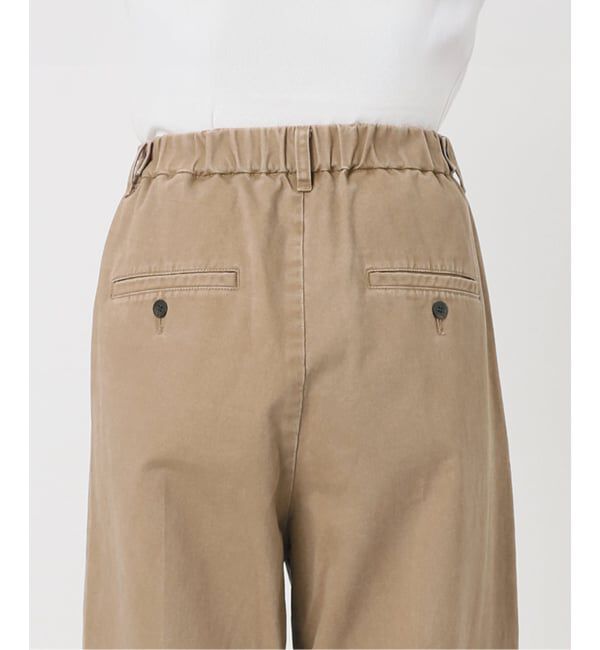 Spick and Span「《予約》2タックチノルーズパンツ」|チノ|