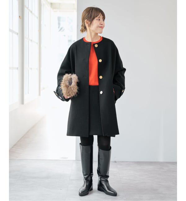 Spick and Span「《40周年 別注 / 予約》Traditional Weatherwear MALTON N/C EX.*」|ノーカラーコート|