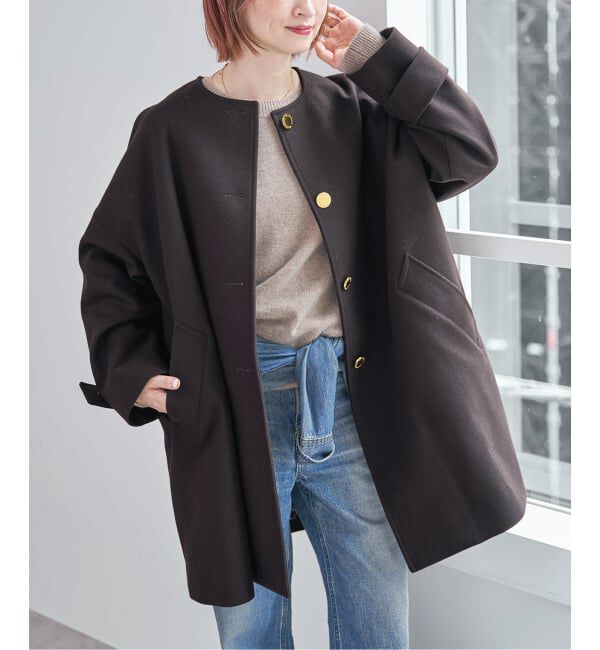 Spick and Span「《40周年 別注 / 予約》Traditional Weatherwear MALTON N/C EX.*」|ノーカラーコート|