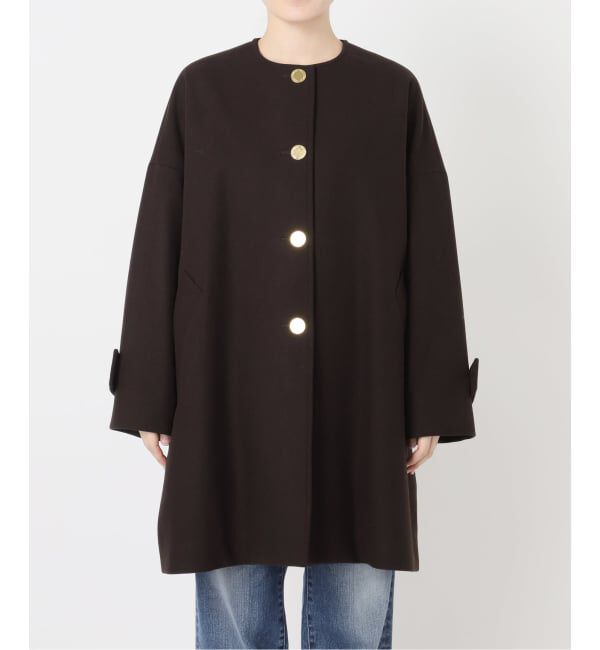Spick and Span「《40周年 別注 / 予約》Traditional Weatherwear MALTON N/C EX.*」|ノーカラーコート|