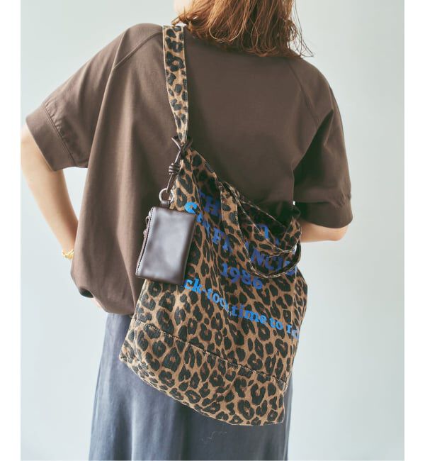 Spick and Span「《WEB限定 / 追加4予約》別注 CONTROL FREAK WASHED LOGOトート ミニポーチ付き」|トートバッグ|